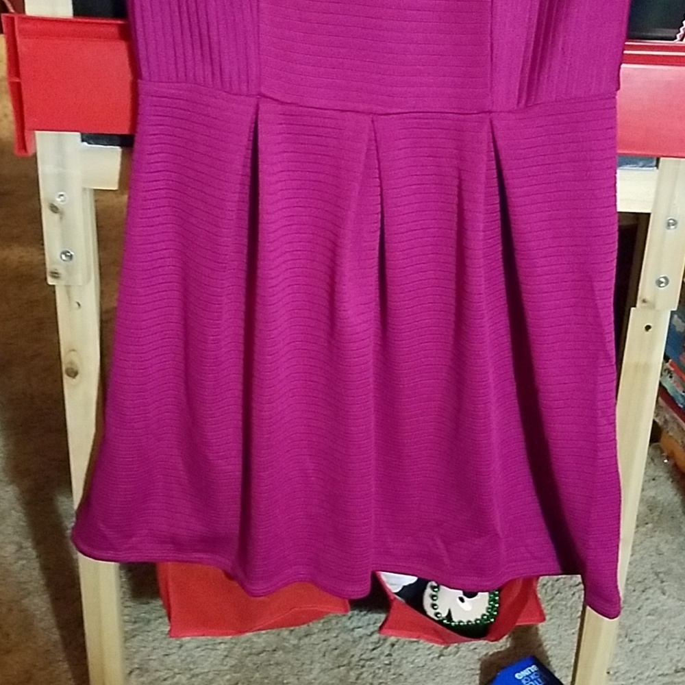 Paper Doll Large Raspberry Dress - Picture 4 of 4
